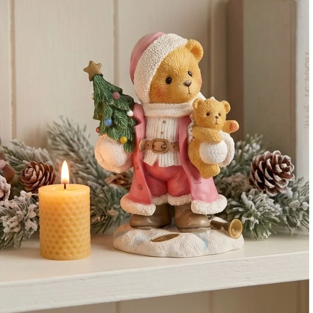 Cherished Teddies Klaus Bearer Of Good Tidings Christmas Figurine 1996‎ Vintage
